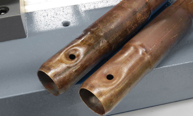金属结构用带冲孔装置的管端成形器图像